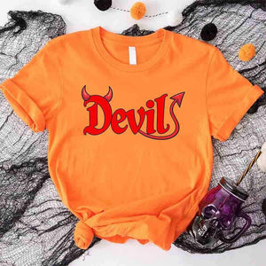 I Put the D in Devil Shirts For Couples Funny Matching Him & Her Halloween T-Shirts — view 11