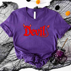 I Put the D in Devil Shirts For Couples Funny Matching Him & Her Halloween T-Shirts — view 13