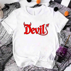 I Put the D in Devil Shirts For Couples Funny Matching Him & Her Halloween T-Shirts — view 17