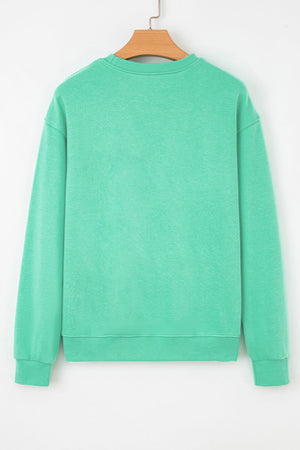 Halloween Ghost Embroidered Sweatshirt — view 3