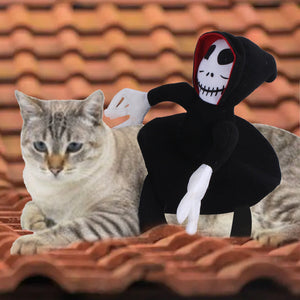 Funny Pet Decoration Dress Up Pet Cosplay Clothes Spider Pumpkin Vest — view 6