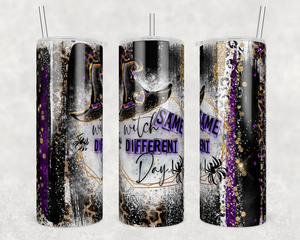Same Witch Different Day - Halloween 20oz Skinny Tumbler — view 2