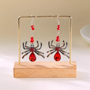 Halloween Spider Dangle Earrings — view 9