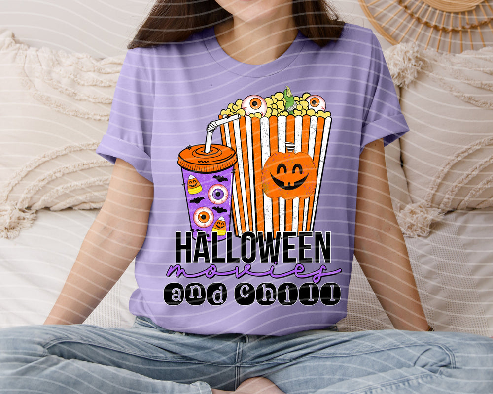 Halloween Movies and Chill Graphic Tee