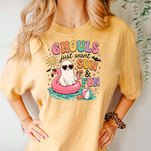 Summerween Shirt - Retro Spooky Beach Tee | Pastel Goth Halloween Summer Top — view 1