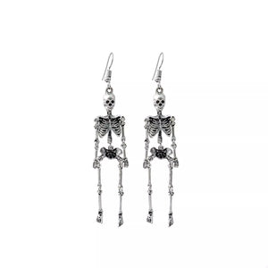 Halloween Skeleton Dangle Earrings — view 4