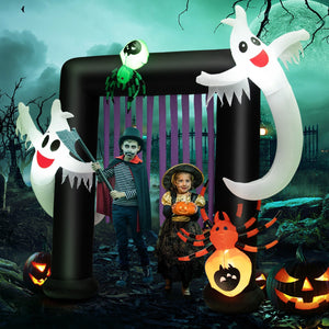 7.5 Feet Halloween Inflatable Archway Blow-up Festive Decoration for Backyard and Porch — view 6