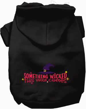Something Wicked This Way Comes Halloween Pet Hoodie — view 3
