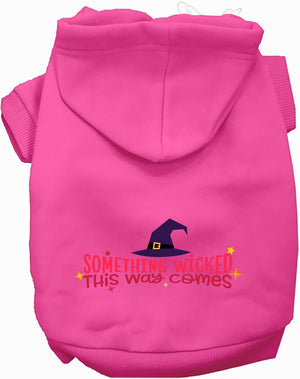 Something Wicked This Way Comes Halloween Pet Hoodie — view 6