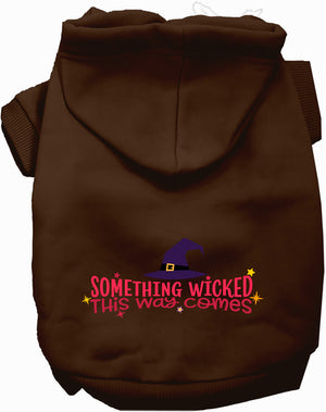 Something Wicked This Way Comes Halloween Pet Hoodie — view 7