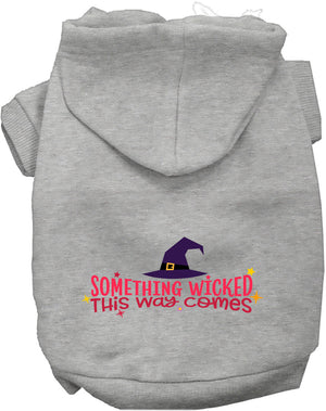 Something Wicked This Way Comes Halloween Pet Hoodie — view 9
