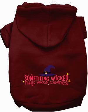 Something Wicked This Way Comes Halloween Pet Hoodie — view 11