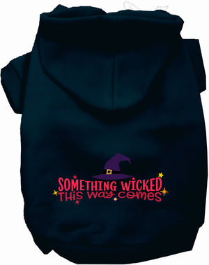 Something Wicked This Way Comes Halloween Pet Hoodie — view 1