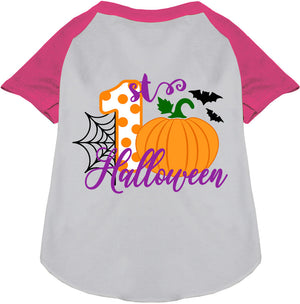 My First Halloween Pet Raglan Shirt — view 5