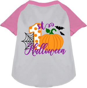 My First Halloween Pet Raglan Shirt — view 6