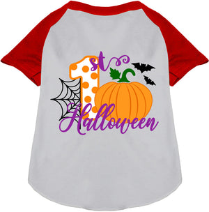 My First Halloween Pet Raglan Shirt — view 7
