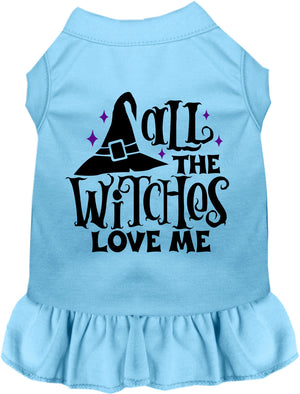 All the Witches Love Me Halloween Pet Dress — view 4