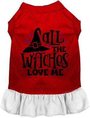 All the Witches Love Me Halloween Pet Dress — view 5