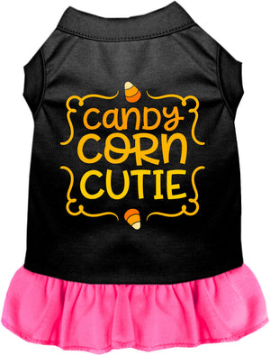 Candy Corn Cutie Halloween Pet Dress — view 3