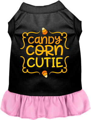 Candy Corn Cutie Halloween Pet Dress — view 4