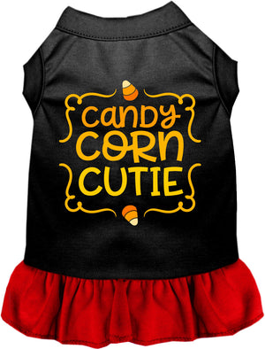 Candy Corn Cutie Halloween Pet Dress — view 1