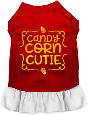 Candy Corn Cutie Halloween Pet Dress — view 9