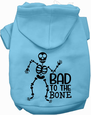 Bad to the Bone Halloween Pet Hoodie — view 3