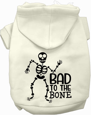 Bad to the Bone Halloween Pet Hoodie — view 1