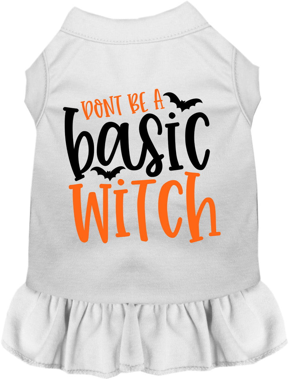 Don't Be a Basic Witch Halloween Pet Dress