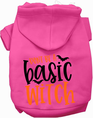 Don't Be a Basic Witch Halloween Pet Hoodie — view 5