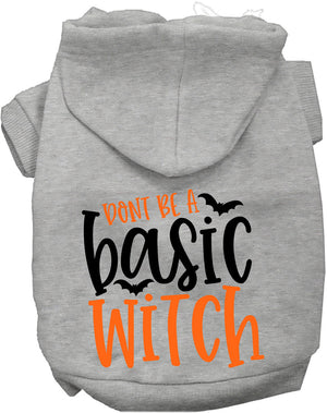 Don't Be a Basic Witch Halloween Pet Hoodie — view 6