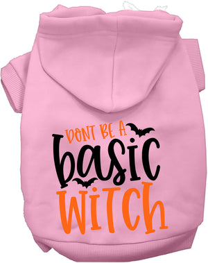 Don't Be a Basic Witch Halloween Pet Hoodie — view 7
