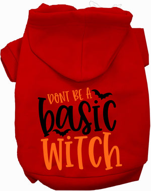 Don't Be a Basic Witch Halloween Pet Hoodie — view 9