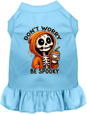 Don't Worry, Be Spooky Halloween Pet Dress — view 3