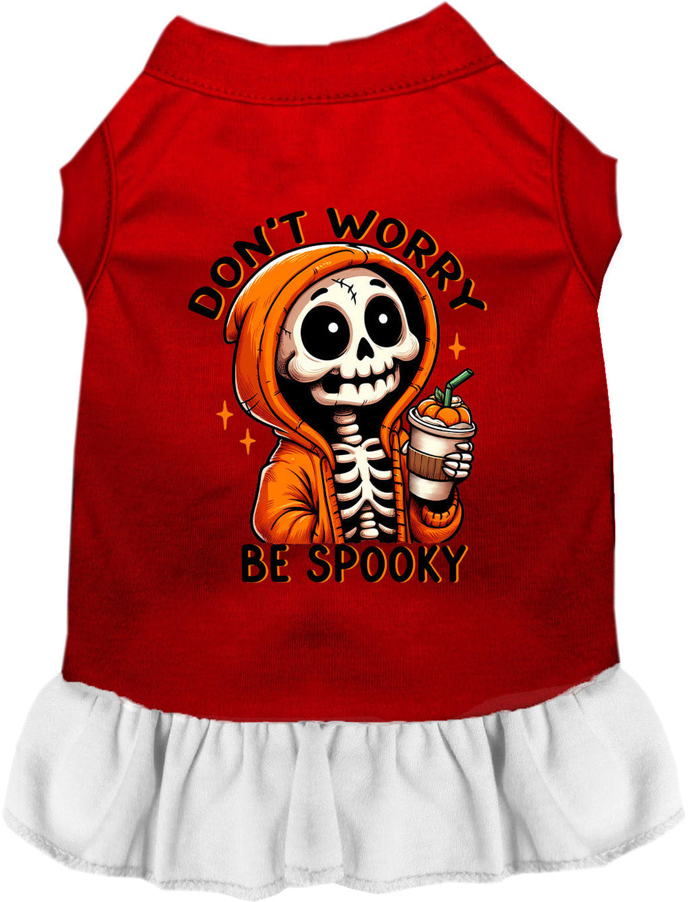 Don't Worry, Be Spooky Halloween Pet Dress