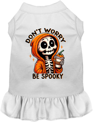 Don't Worry, Be Spooky Halloween Pet Dress — view 7