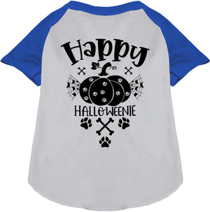 Happy Halloweenie Pet Raglan Shirt — view 4