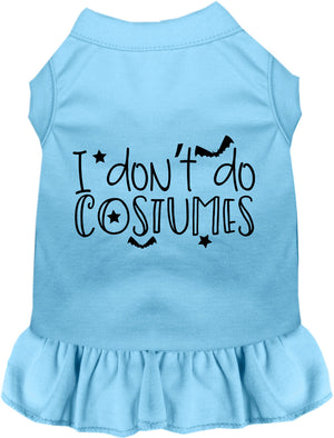 I Don't Do Costumes Halloween Pet Dress — view 3