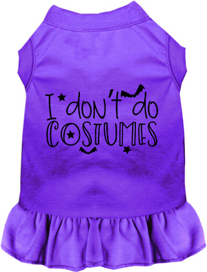 I Don't Do Costumes Halloween Pet Dress — view 5