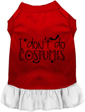 I Don't Do Costumes Halloween Pet Dress — view 7