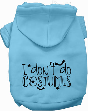 I Don't Do Costumes Halloween Pet Hoodie — view 3