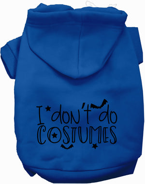 I Don't Do Costumes Halloween Pet Hoodie — view 4
