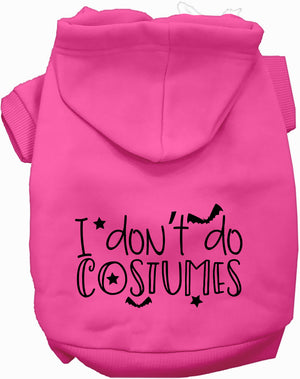 I Don't Do Costumes Halloween Pet Hoodie — view 5