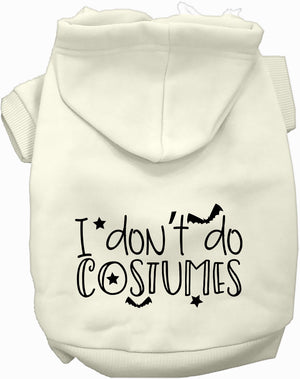 I Don't Do Costumes Halloween Pet Hoodie — view 6