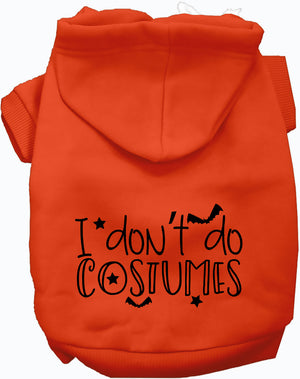 I Don't Do Costumes Halloween Pet Hoodie — view 1