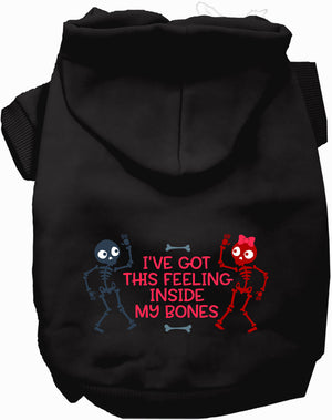 Inside My Bones Halloween Pet Hoodie — view 3