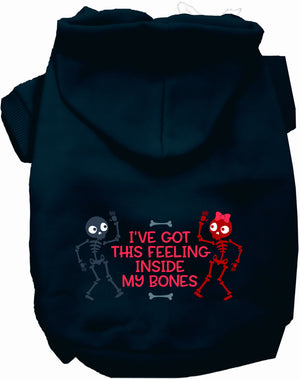 Inside My Bones Halloween Pet Hoodie — view 1