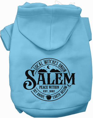 Salem Witches Union Halloween Pet Hoodie — view 6