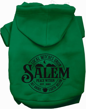 Salem Witches Union Halloween Pet Hoodie — view 8