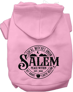 Salem Witches Union Halloween Pet Hoodie — view 9